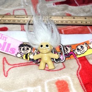 Vintage 1992 Norfin trolls belt, rare and hard to find